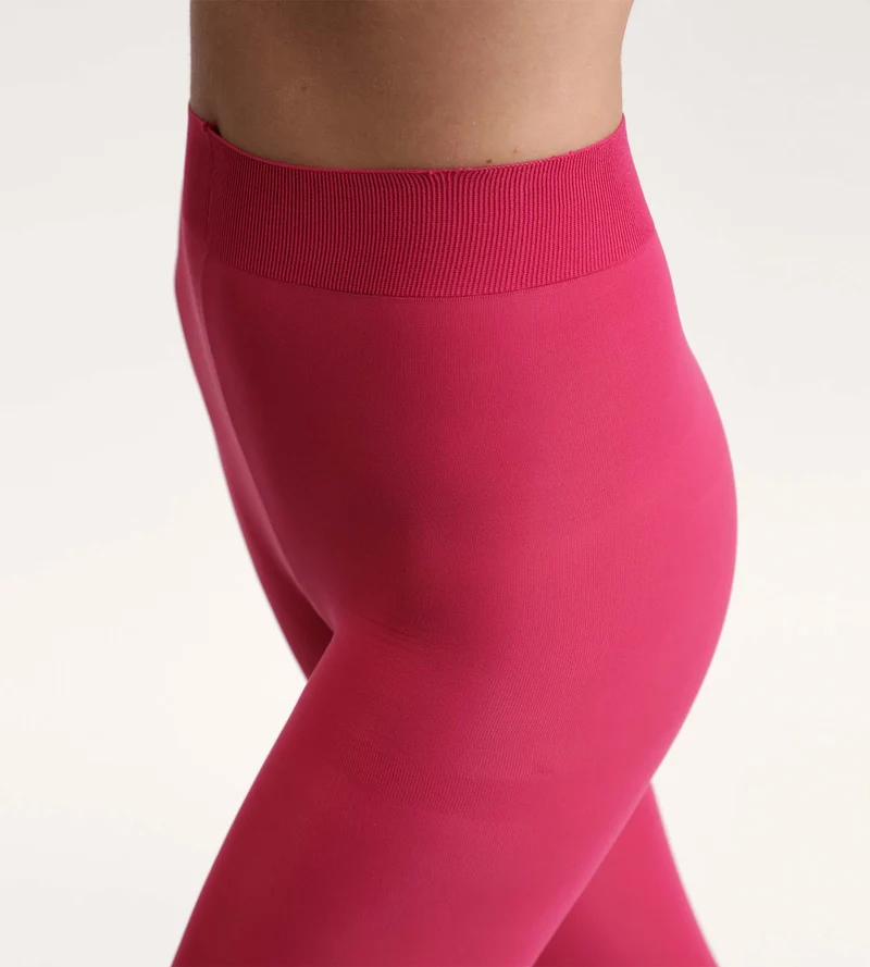Collant fuchsia opaque 50D Dim x Ines de la Fressange