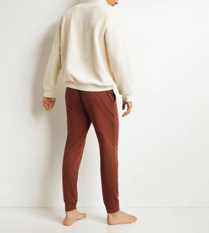 Ensemble pyjama pantalon homme Bordeaux Dim