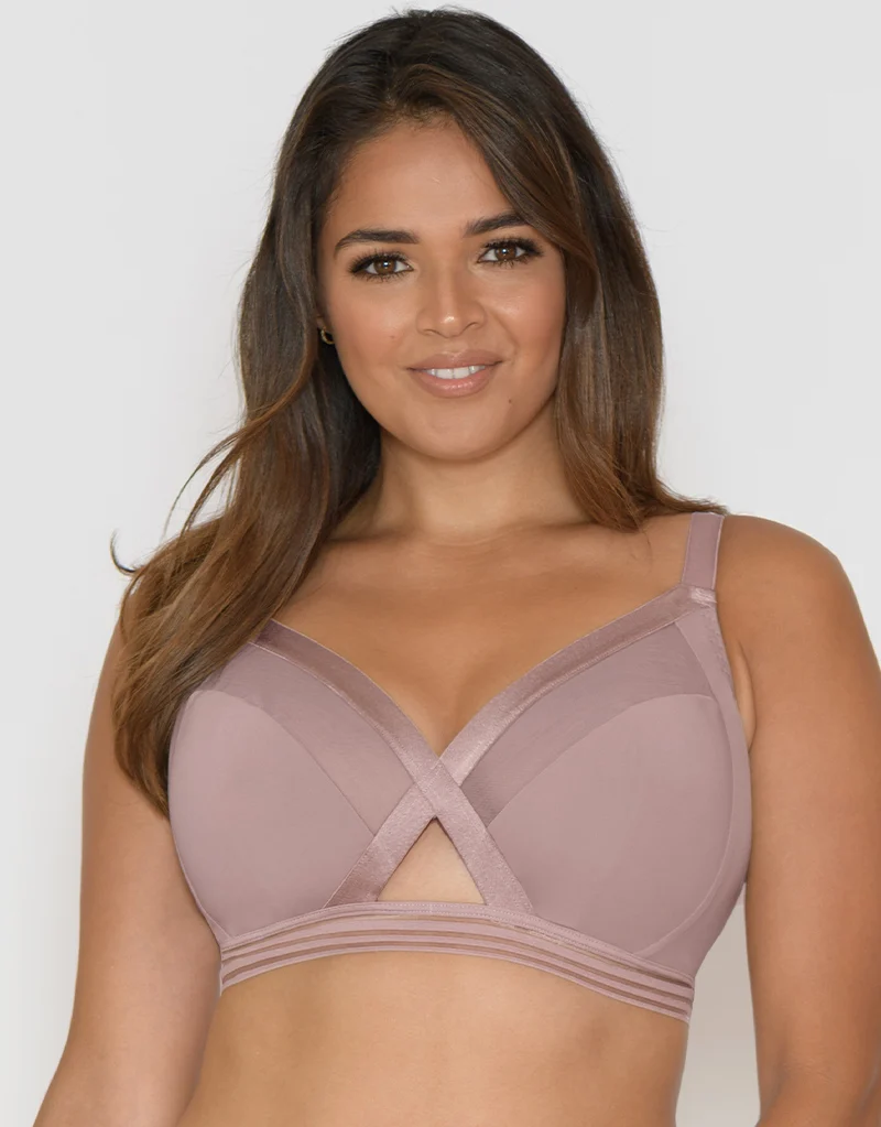 Curvy Kate Unwind Non-Wired Bralette Mink