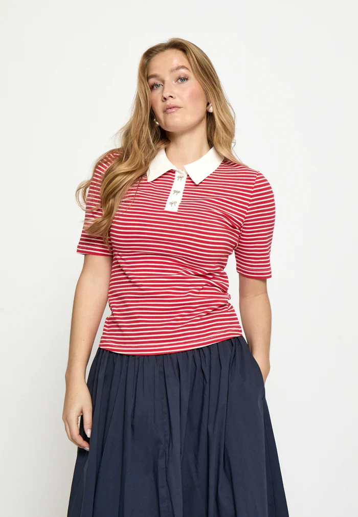 T-shirt polo rayé