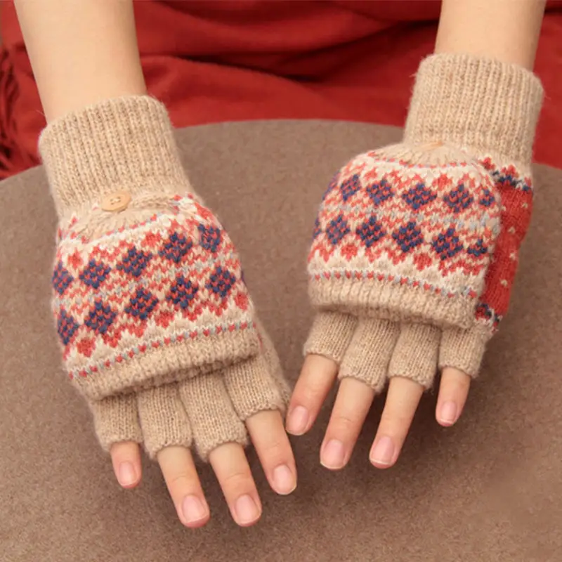 Moufles Mitaines Convertibles - Doublure Polaire