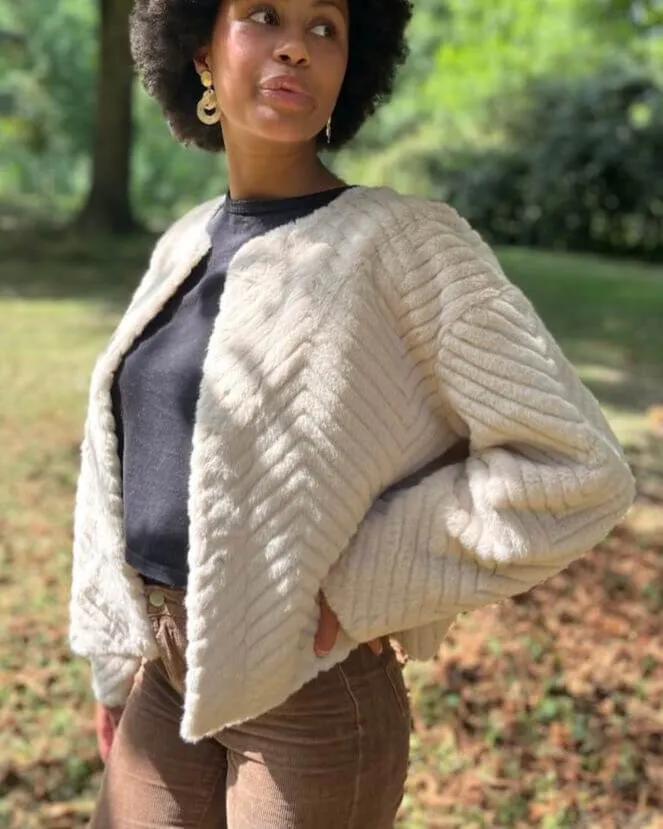 Veste Femme Fausse Fourrure Chic - Marcella