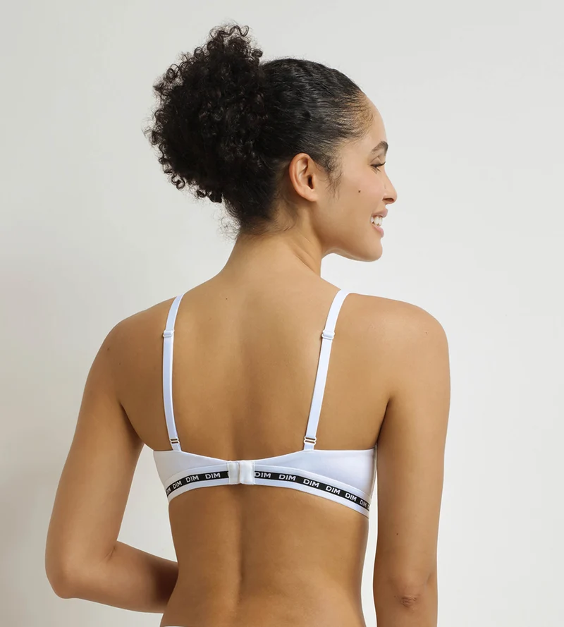 Soutien-gorge triangle paddé Blanc Dim Icons