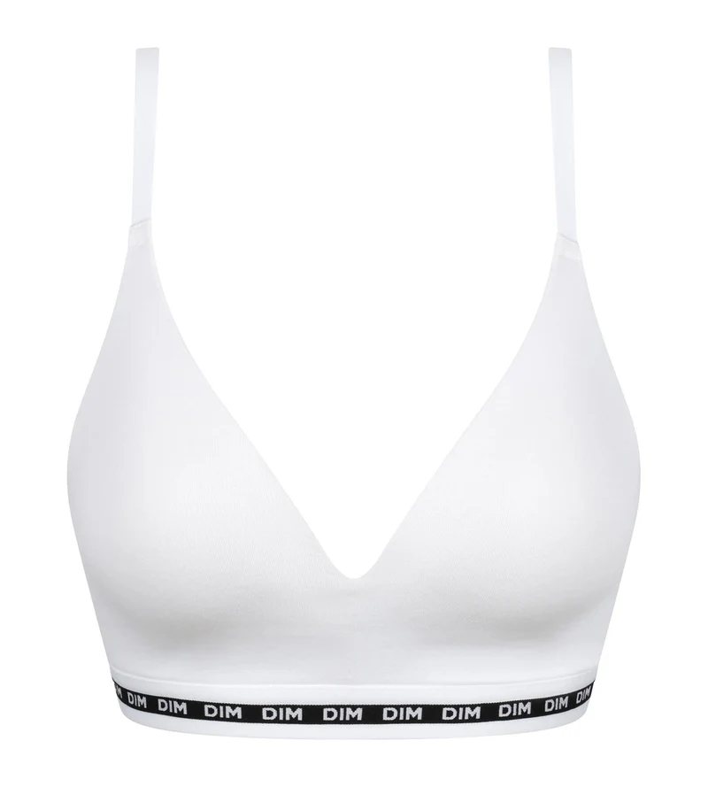 Soutien-gorge triangle paddé Blanc Dim Icons