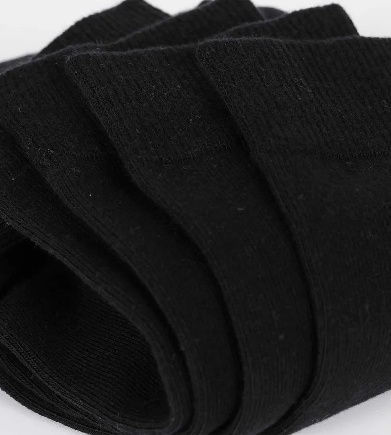 Lot de 2 paires de chaussettes noires homme Thermo