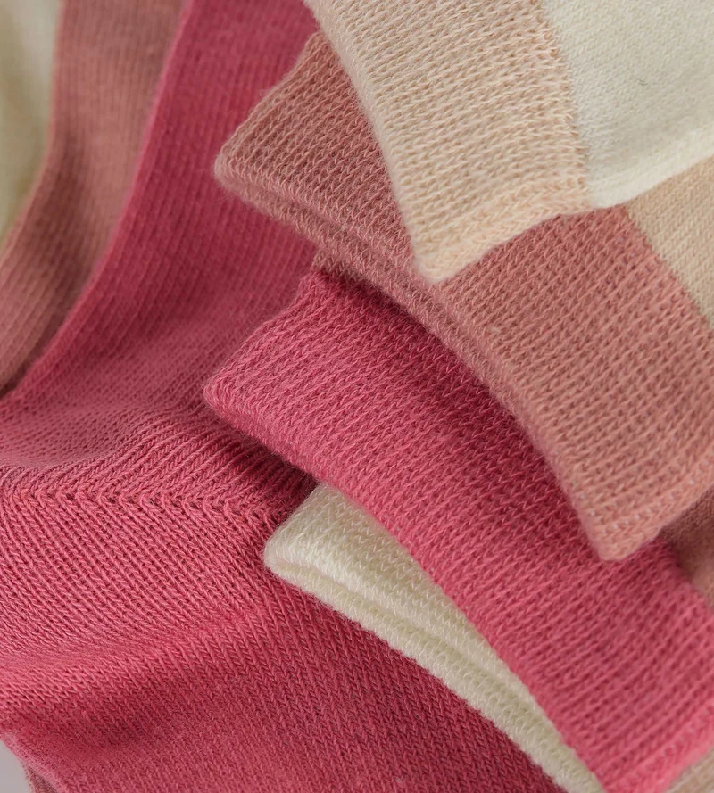 Lot de 4 paires de chaussettes femme Rose EcoDim Mode