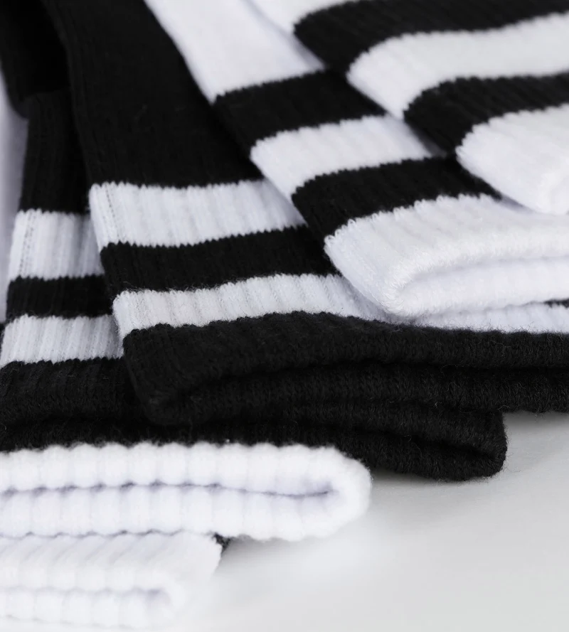 Lot de 3 paires de chaussettes femme Blanc Noir EcoDim Sport