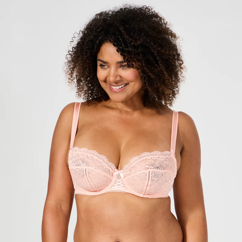 Soutien-gorge emboîtant abricot Luccia