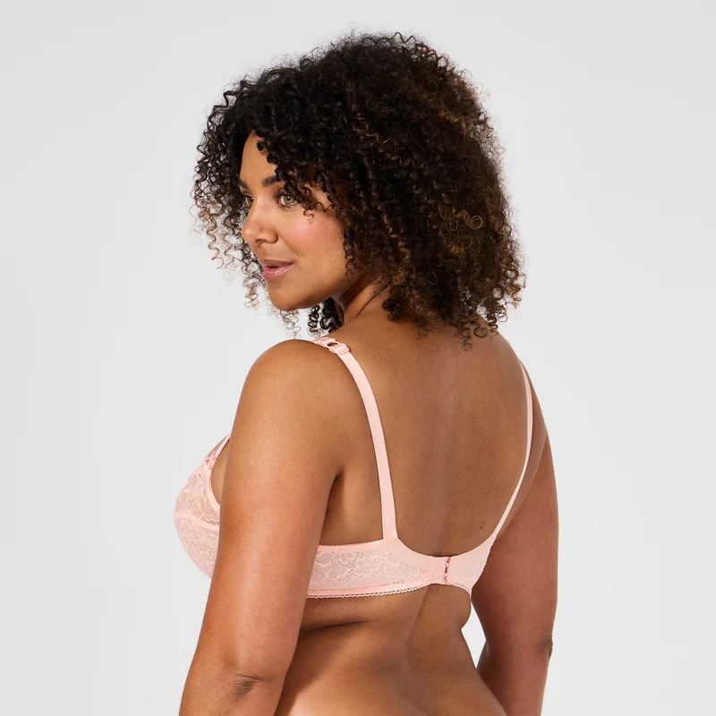 Soutien-gorge emboîtant abricot Luccia