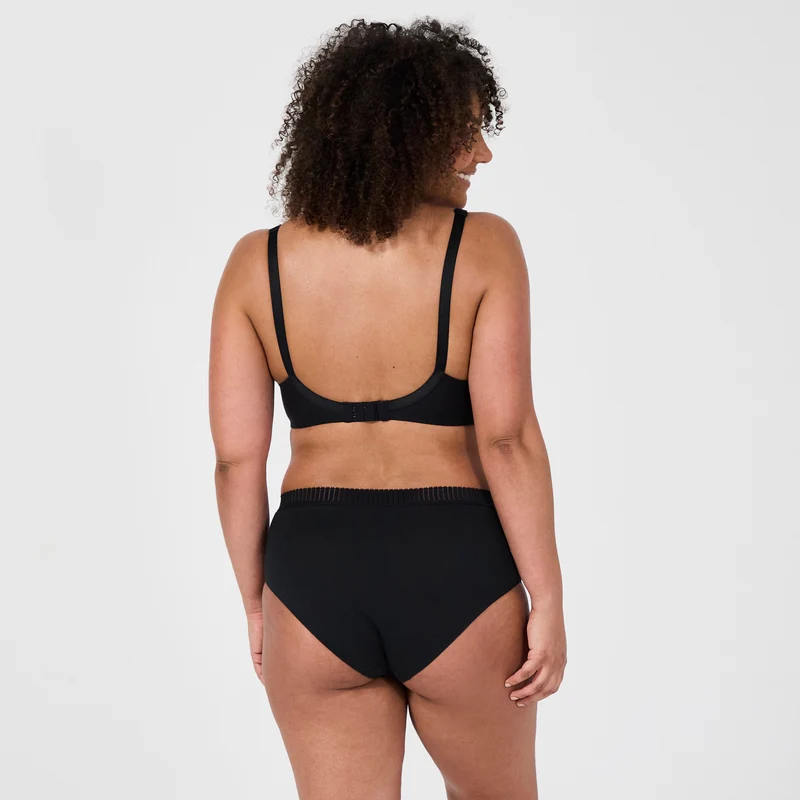 Soutien-gorge sans armatures coques amovibles noir Just ideal