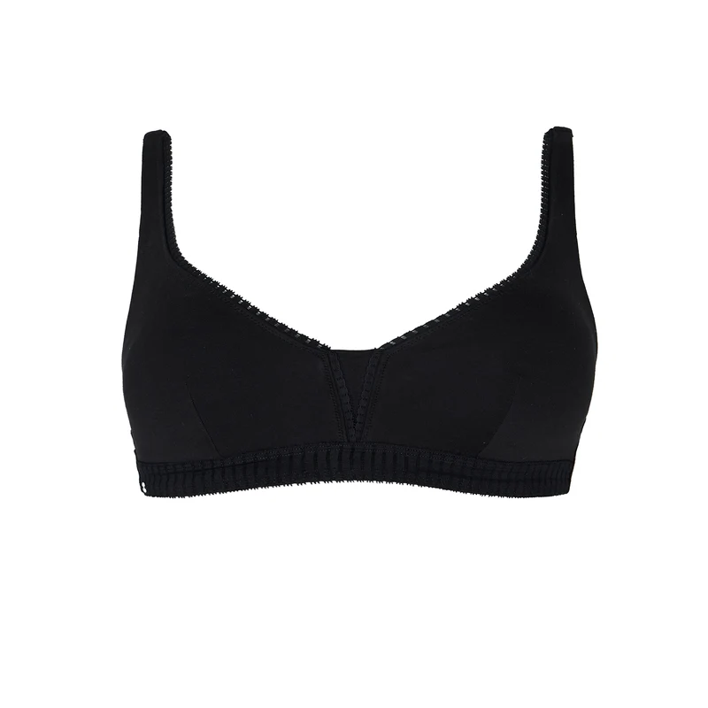 Soutien-gorge sans armatures coques amovibles noir Just ideal