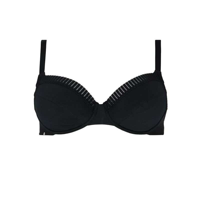 Soutien-gorge emboîtant noir Just ideal
