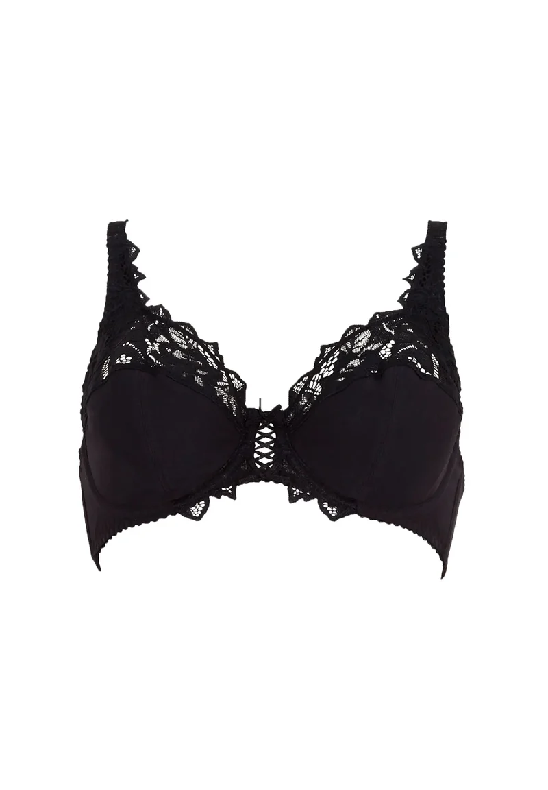 Soutien-gorge emboîtant Coton d'Arum Noir