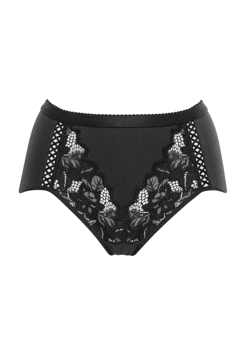 Culotte taille haute Coton d'Arum Noir