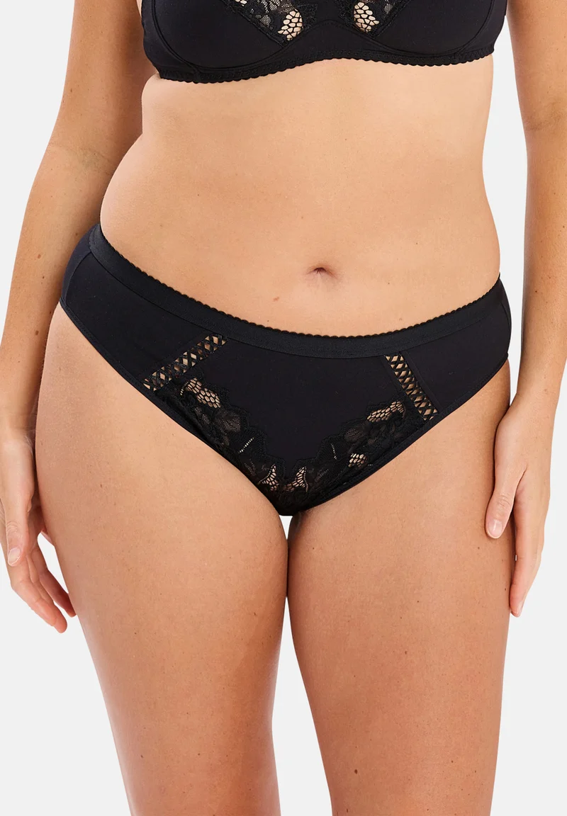 Slip Coton d'Arum Noir