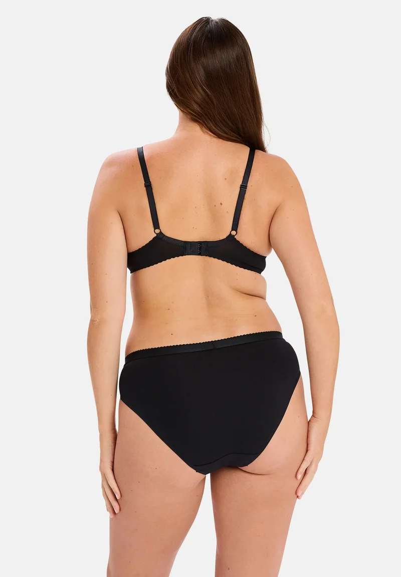 Soutien-gorge emboîtant Coton Plus sans armatures Coton d'Arum Noir
