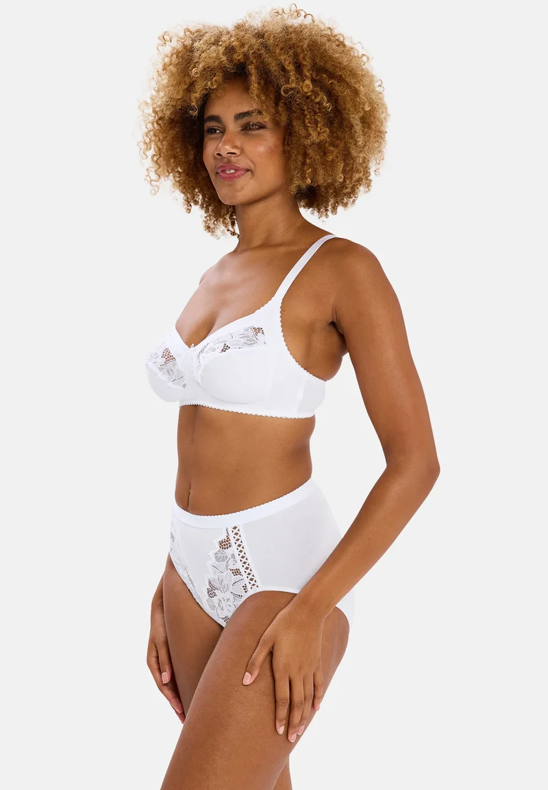 Soutien-gorge emboîtant Coton Plus sans armatures Coton d'Arum Blanc