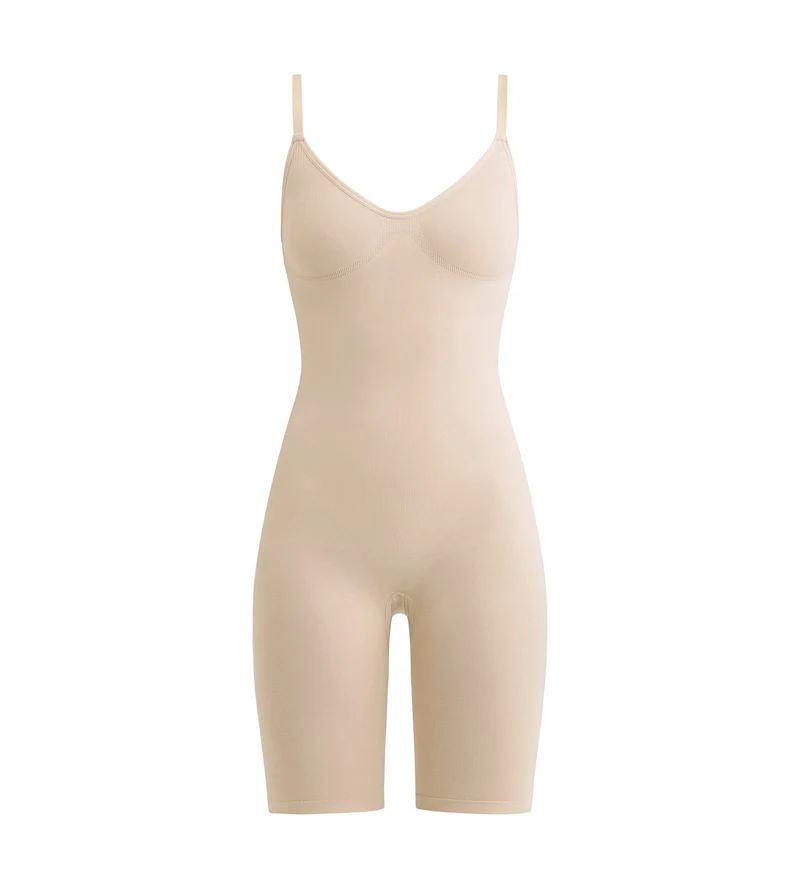 Body short femme sans armature Nude Dim Silhouette Seconde peau