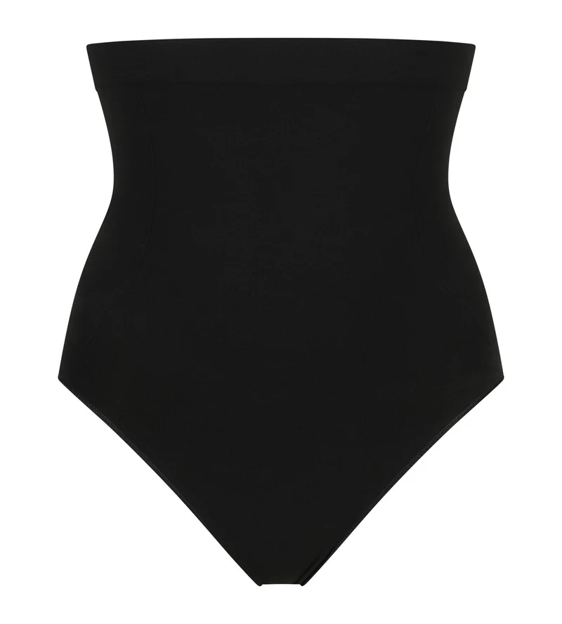 Culotte femme taille haute seconde peau Noir Dim Silhouette Seconde peau