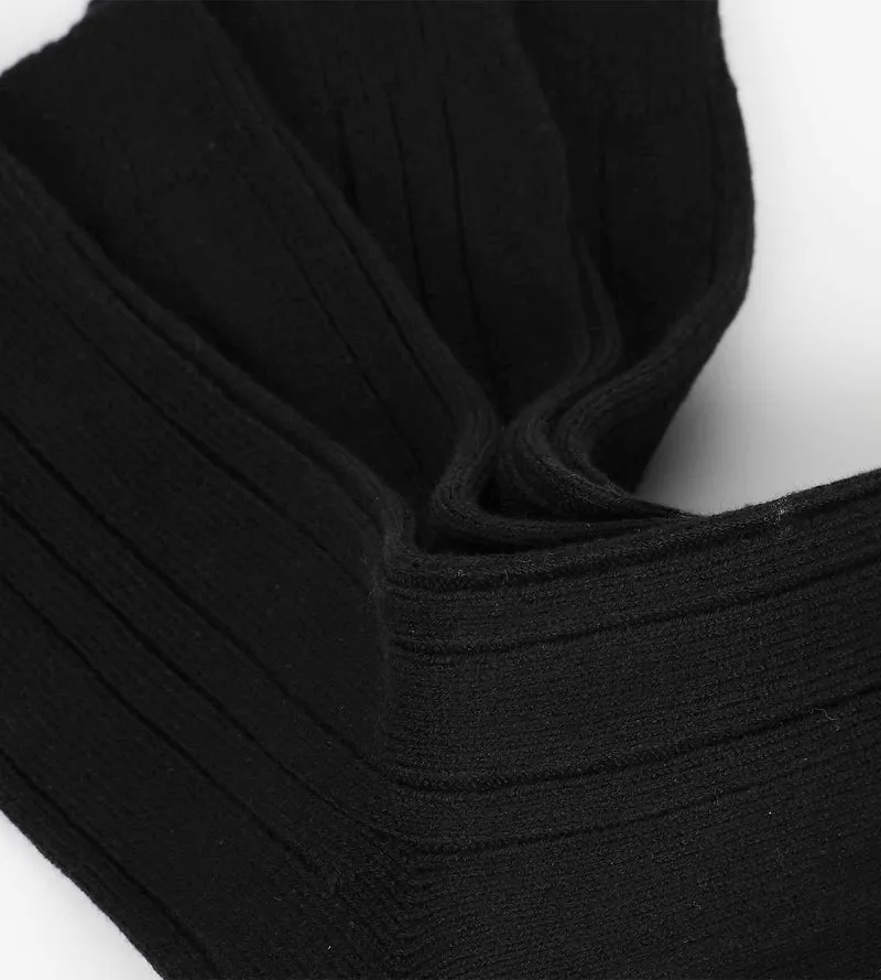 Lot de 2 paires de chaussettes homme Noir Bambou