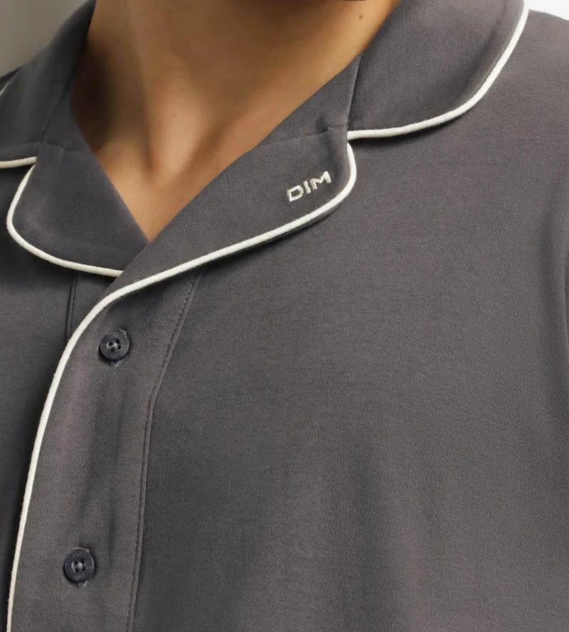 Ensemble pyjama pantalon homme Gris Dim