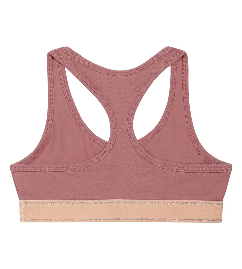 Brassière fille Rose Poudré Dim Sport