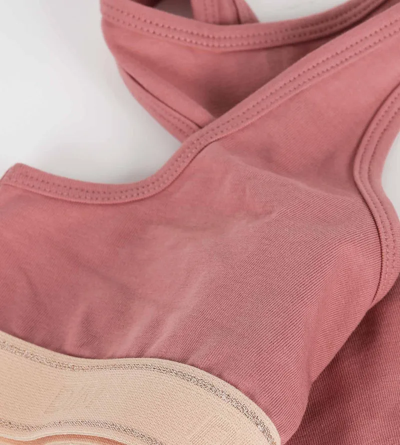 Brassière fille Rose Poudré Dim Sport