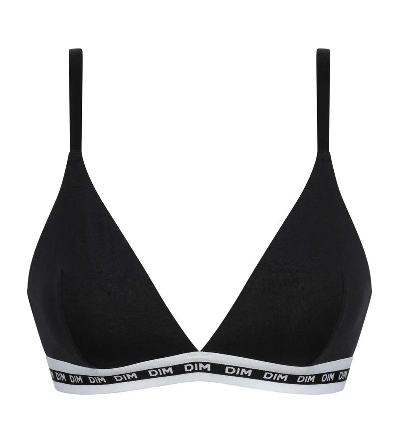 Soutien-gorge triangle femme sans armature Noir Dim Icons