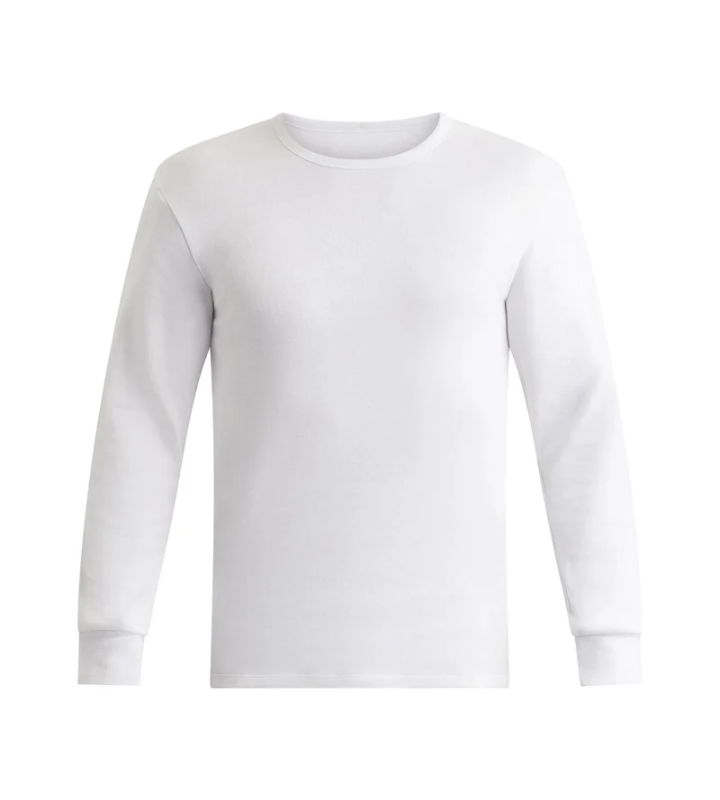 T-shirt homme en coton blanc Dim Thermal