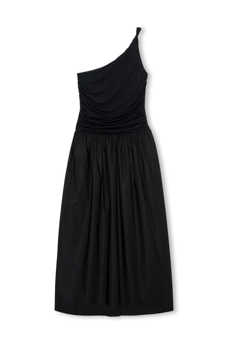 Robe midi asymétrique Chayana