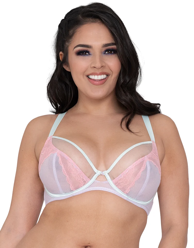 Curvy Kate Flutterby Plunge Bra Lilac/Pink