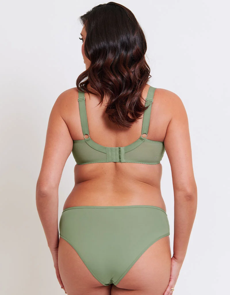 Flirtelle Riley Balcony Bra Sage Green