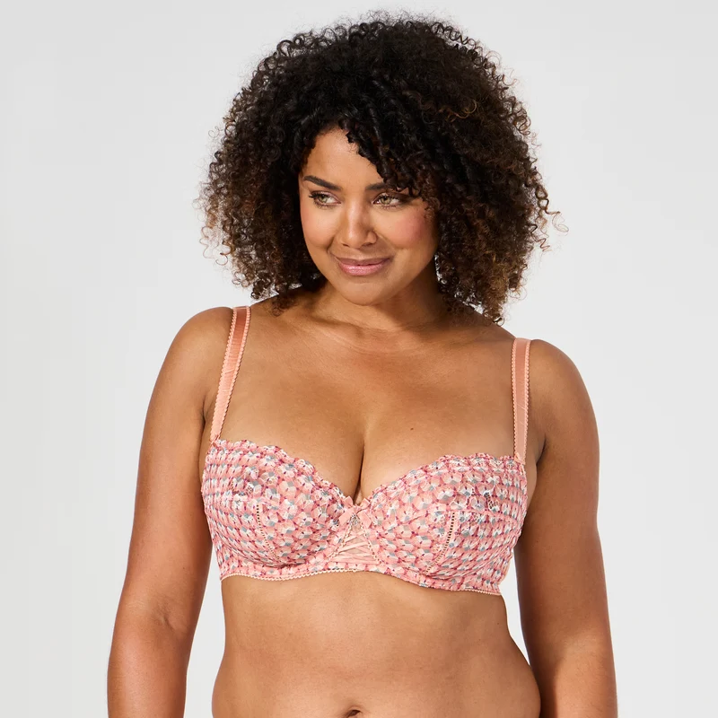 Soutien-gorge emboîtant imprimé géométrique Luccia swing