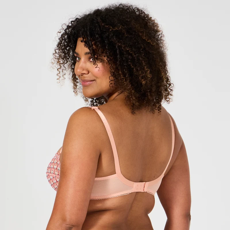 Soutien-gorge emboîtant imprimé géométrique Luccia swing