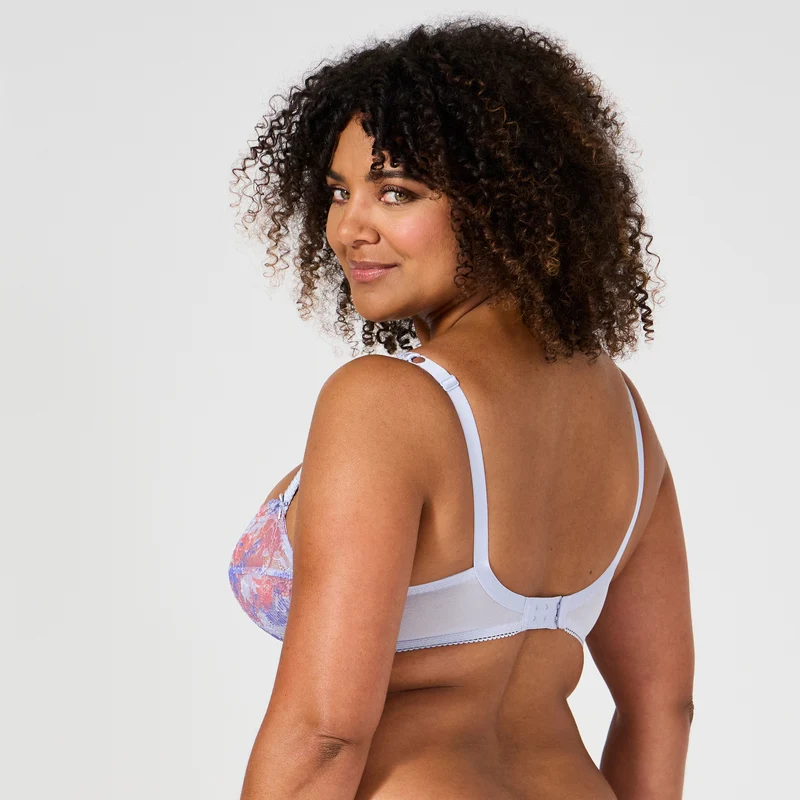Soutien-gorge emboîtant bleu givre Luccia swing