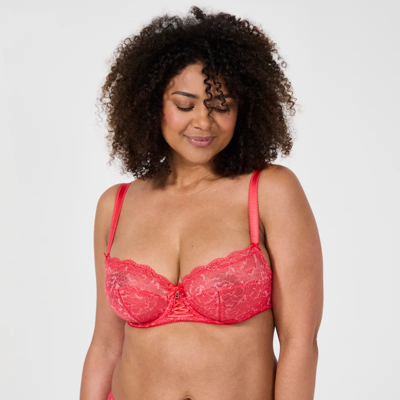 Soutien-gorge emboîtant rouge Luccia