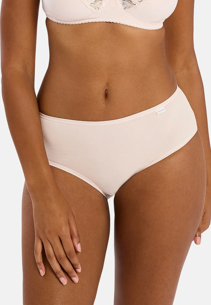 Lot de 3 slips Simplement Coton Rose Pivoine D'Argent