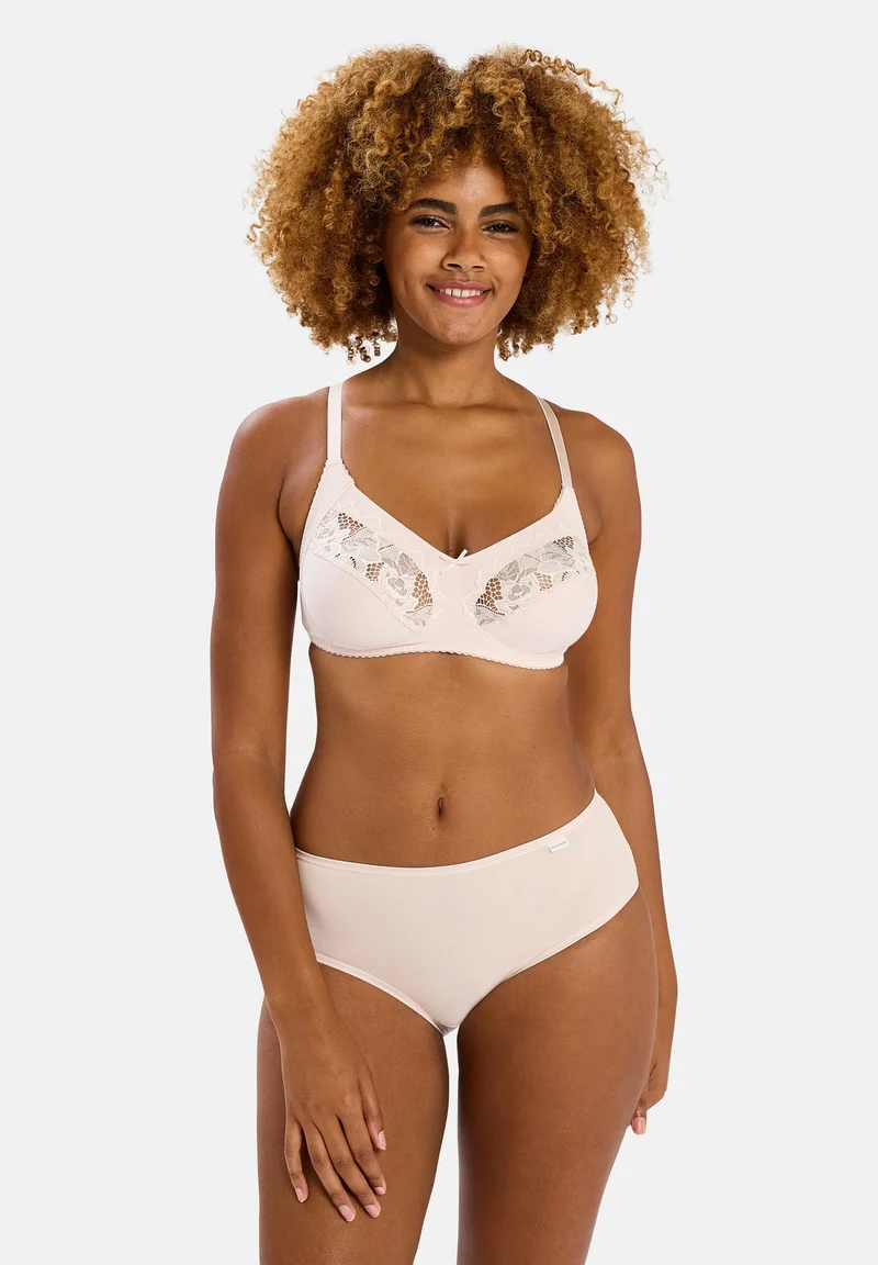 Lot de 3 slips Simplement Coton Rose Pivoine D'Argent