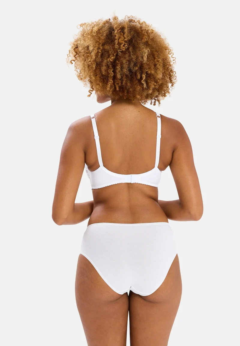 Lot de 3 slips Simplement Coton Blanc