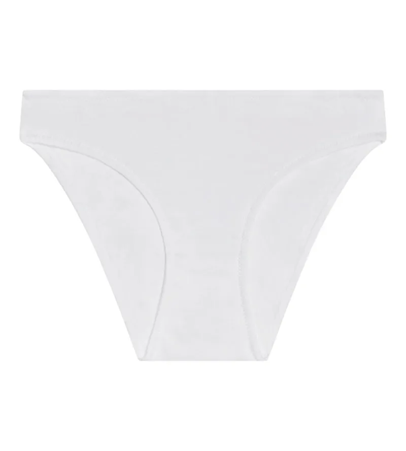 Slip blanc EcoDIM Confort en coton