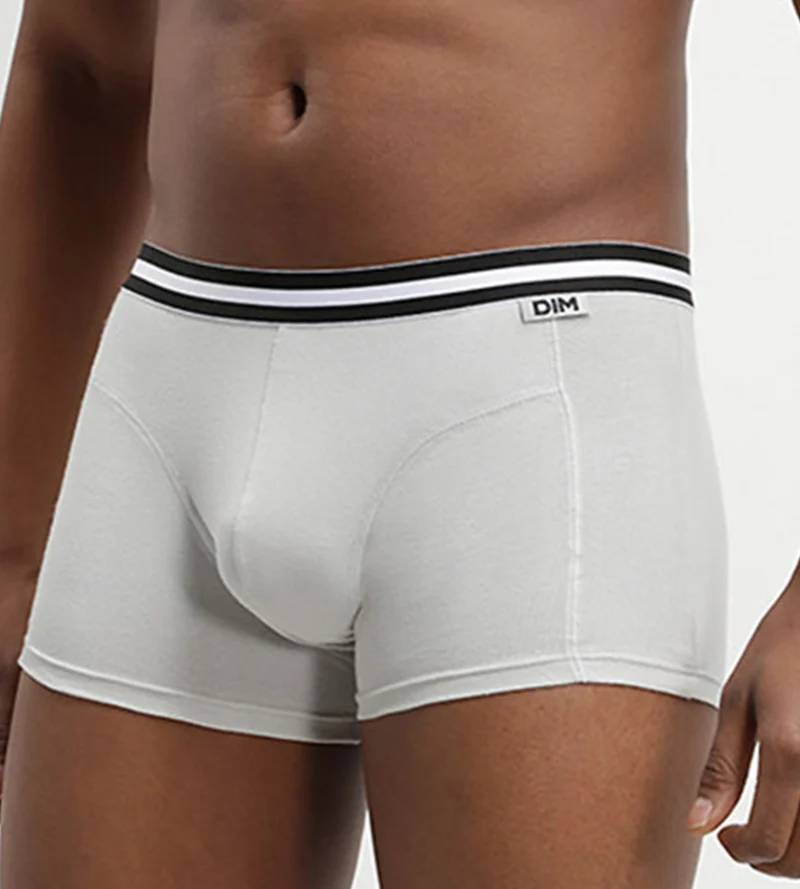 Lot de 4 boxers noirs et gris ECODIM Coton