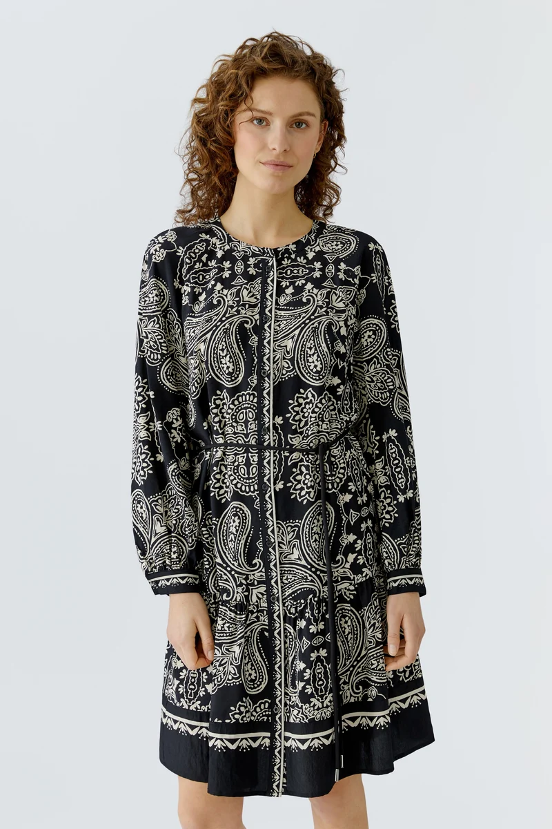 Robe fluide à imprimé cachemire esprit bohème