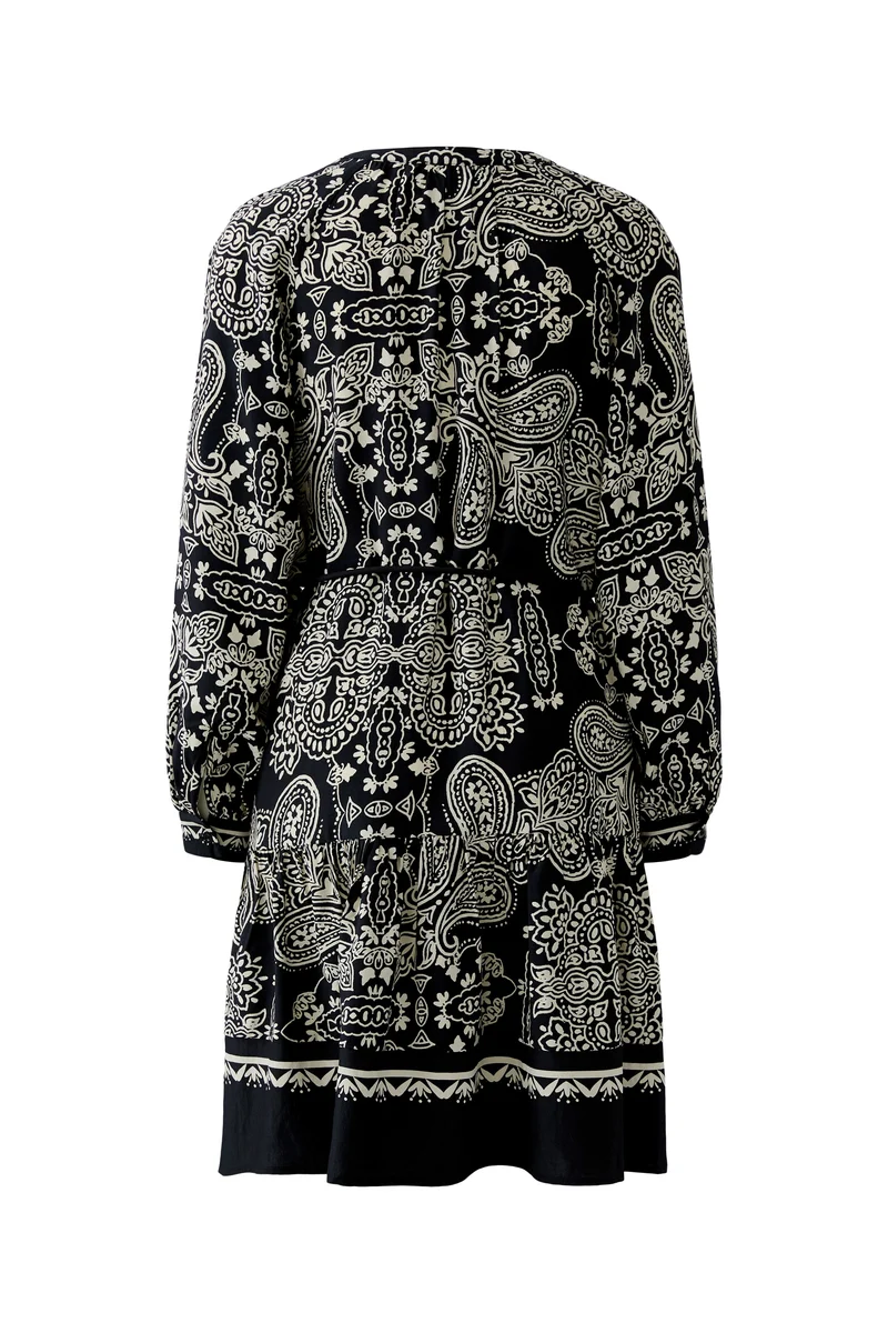 Robe fluide à imprimé cachemire esprit bohème