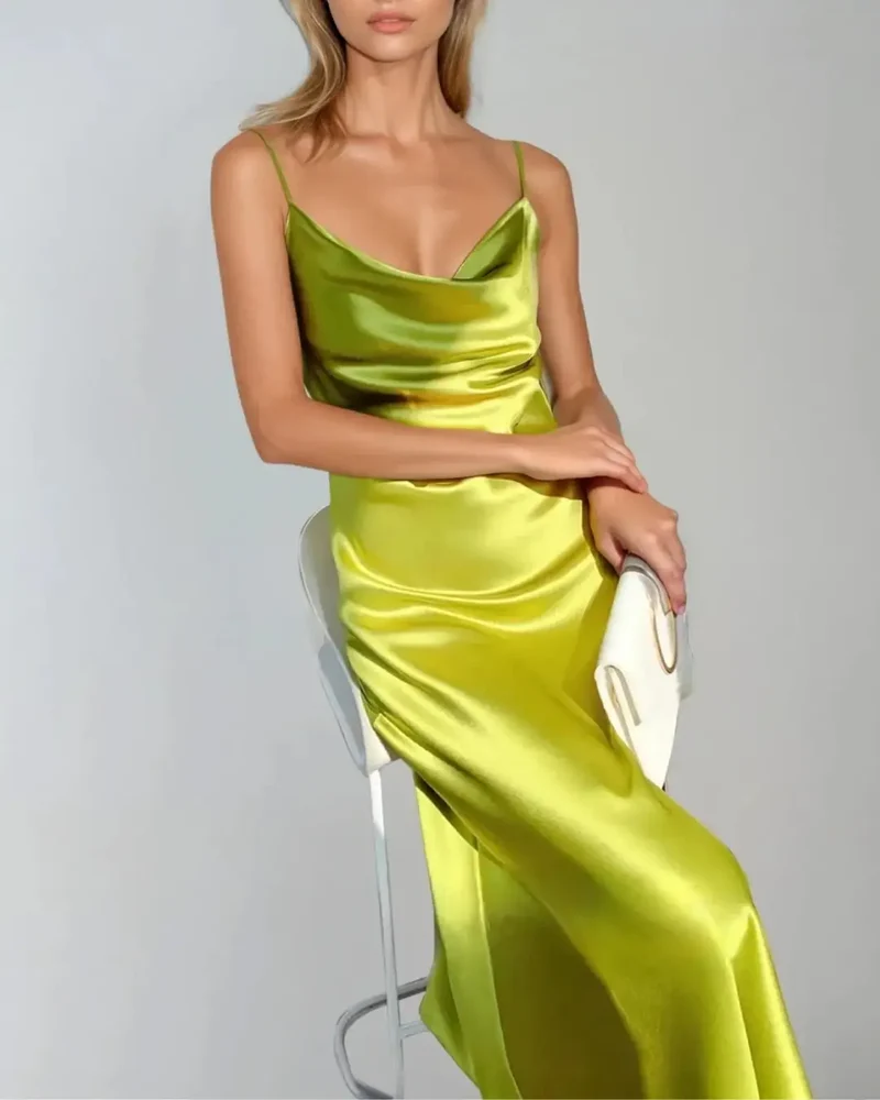 Robe Cocktail En Satin - Victorine