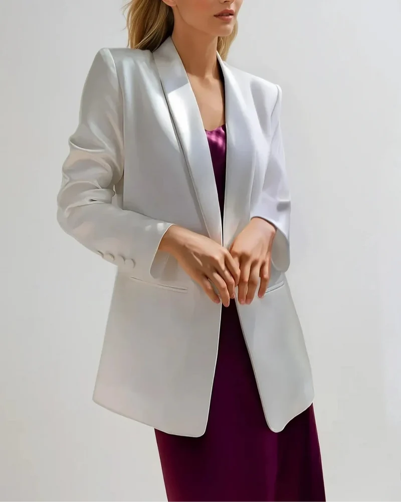 Blazer En Satin - Solène