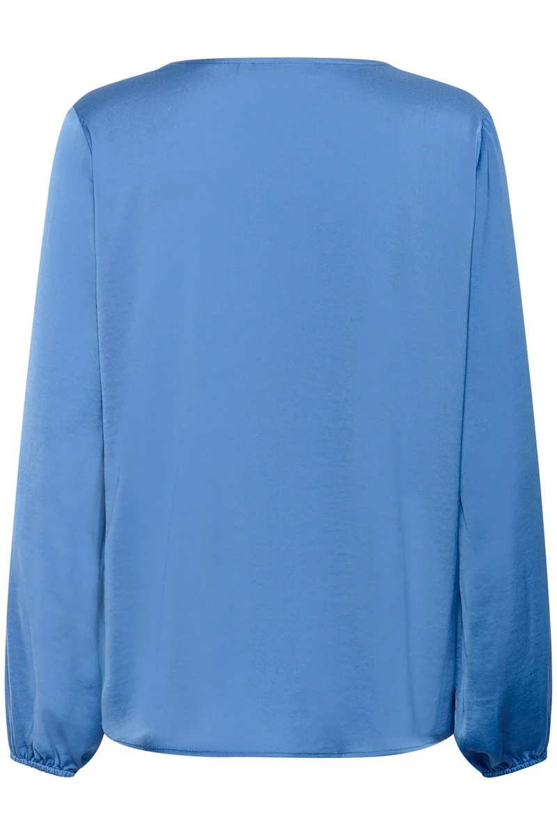 Blouse drapée à col V Rinda