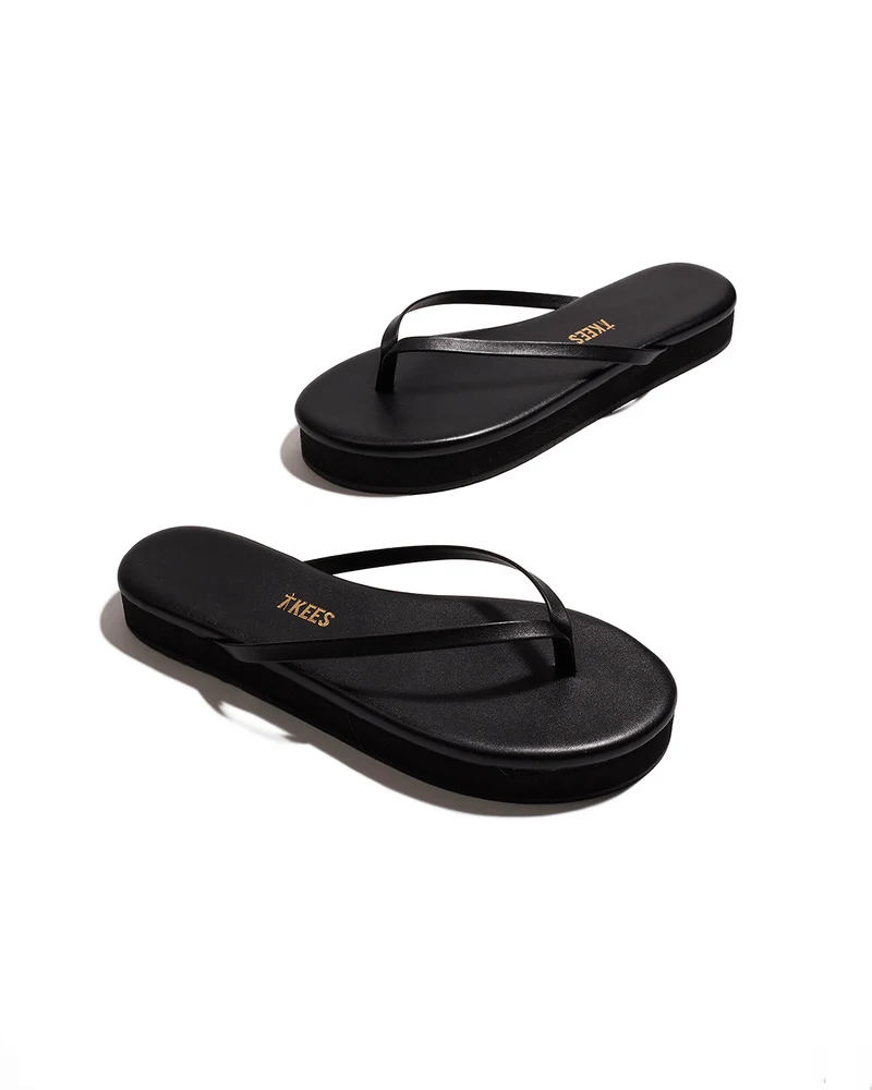 Sandales en cuir à plateforme Lily