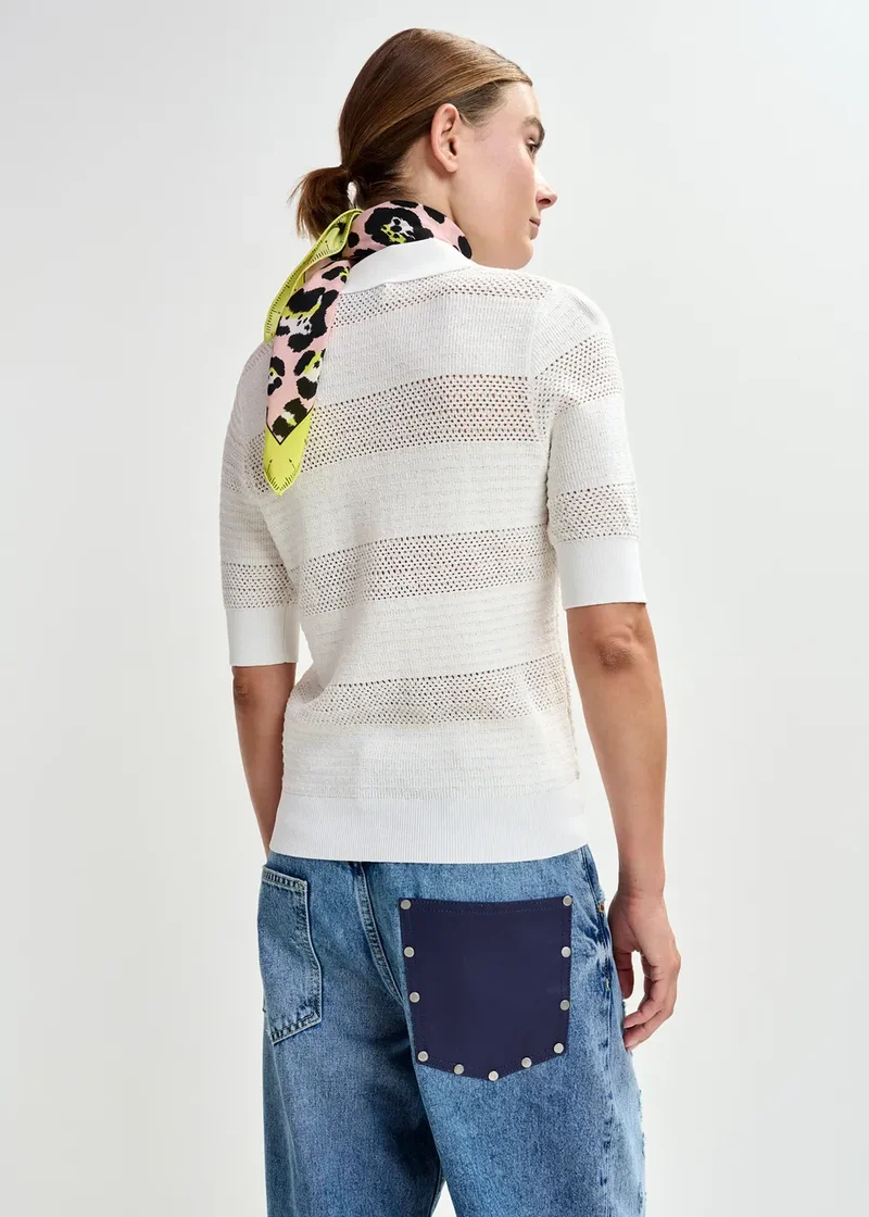 Polo tricot Jarts à noeuds