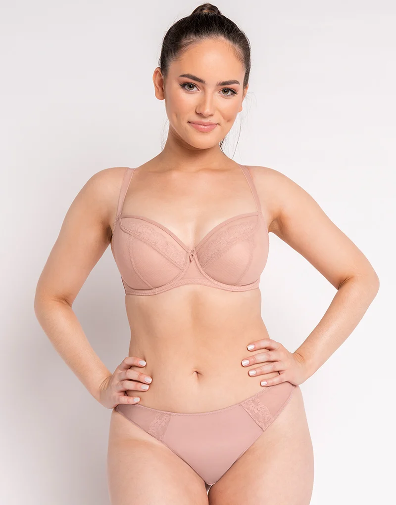 Curvy Kate Eye Spy Balcony Bra Blush