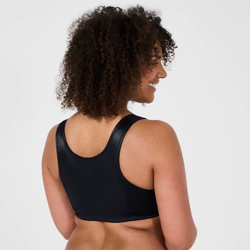 Soutien-gorge sans armatures emboîtant noir Posture control